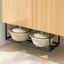 Kệ lưu trữ hiện đại có thể mở rộng có khung thép cho tổ chức giặt tại nhà và