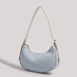 Hot Style Tinh Tế Túi Đeo Ngang Pháp Hốc Sát Nách Nửa Vầng Trăng Túi Cầm Tay Đeo Vai Nữ Đi Chơi