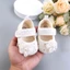 em bé ngọc trai hoa công chúa giày thêu phong cách ngọt ngào dễ thương cho bé đế cao su giày tập