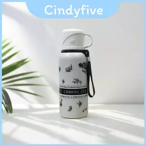 Bình giữ nhiệt bằng thép không gỉ công suất lớn Gardenia Flower có nắp chống rò rỉ để đi lại