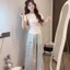 Mùa hè phong cách mới mặn ngọt ngọt ngào phong cách Hàn Quốc ôm dáng hot girl áo ngắn tay đa