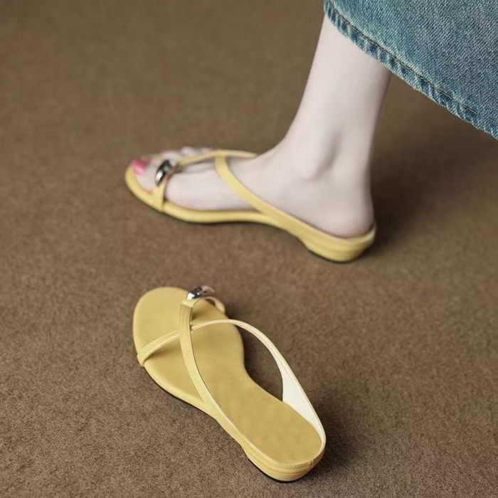 Dép Xỏ Ngón Nữ Áo Khoác Ngoài Mùa Hè Phong Cách Hàn Quốc Phong Cách Mới Đẹp Đẹp Không Mỏi Chân D
