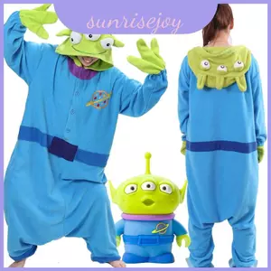 Người ngoài hành tinh Unisex Trang phục hóa trang Onesie Đồ ngủ Váy lạ mắt Bộ đồ ngủ
