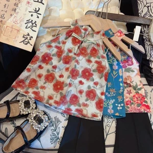 Cô Gái Áo Cotton Phong Cách Phương Tây Mùa Hè Mới Cô Gái Mới Phong Cách Trung Hoa Mới Phong Cách