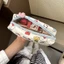 màu xanh hello kitty dễ thương canvas bút chì túi văn phòng phẩm túi cao cấp công suất lớn dây ké