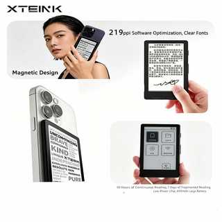 Máy đọc sách điện tử XTEINK X3/X4 chính hãng, màn hình E-Ink 3.7/4.3 inch,siêu mỏng 5.9mm-BH12 tháng