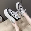 Giày Trắng Cho Nữ Mùa Hè Mỏng Đính Hạt Cườm Ren Đế Dày 8Cm Tăng Chiều Cao Giày Đế Giày Thể Thao Thô