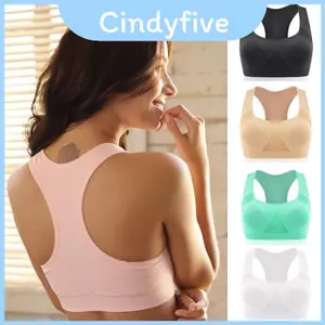 Áo ngực thể thao thoáng khí cỡ lớn dành cho nữ có dây thun thoải mái vừa vặn
