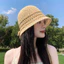 Mũ lưới Safari nữ có chất liệu lanh cho phong cách che nắng thông thường và
