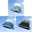 Mũ ngư dân Denim Blue Wash có vành rộng và hiệu ứng Tidye cho đồ dạo phố và tấm che nắng hợp thời trang