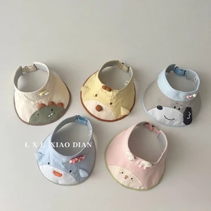 chiếc mũ trống dành cho trẻ em mùa hè có thể gập lại mũ chống nắng hình động vật nhỏ cho bé trai