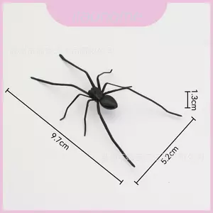 Đồ trang trí nhện Halloween bằng nhựa để trang trí tiệc và quà tặng