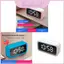 Đồng hồ báo thức kỹ thuật số thiết kế đơn giản với đài phát thanh Bluetooth và màn hình nhiệt độ cho phòng ngủ