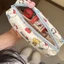 màu xanh hello kitty dễ thương canvas bút chì túi văn phòng phẩm túi cao cấp công suất lớn dây ké
