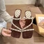 Giày sandal mũi nhọn chấm bi kiểu Pháp cho nữ diện mùa hè, giày cao gót khoe vóc dáng thon gọn, san