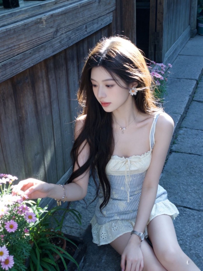 Gentle Style, Unique And Super Good-looking Waist Slimming Suspender Fairy Short Skirt 26 Sum