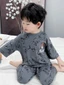 Bé Trai Mùa Hè Băng Lụa Bộ Đồ Ngủ Mỏng Trẻ Em Ở Nhà Bộ Quần Áo Bé Trai Bé Hoạt Hình Dễ Thương Ta