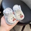 đôi giày nhỏ bé mùa hè tươi mát cho bé bước đi giày cotton đế mềm chống trượt Velcro hoạt hình k