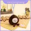 Đồ chơi sang trọng hình hạt dẻ dễ thương với chất liệu sang trọng ngắn cho phụ kiện ba lô