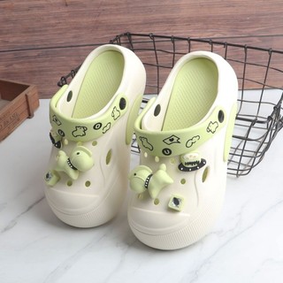 Dong Dong Cute Cartoon Non-slip Pony Summer Shoes For Women For Indoor And Outdoor Thick Sole