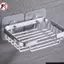 Giá đỡ xà phòng bằng nhôm hiện đại có mạng lưới thoát nước để tắm và tắm
