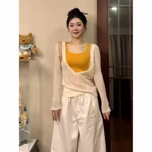 Set áo hai dây chống nắng nữ đẹp và độc đáo của Hàn Quốc