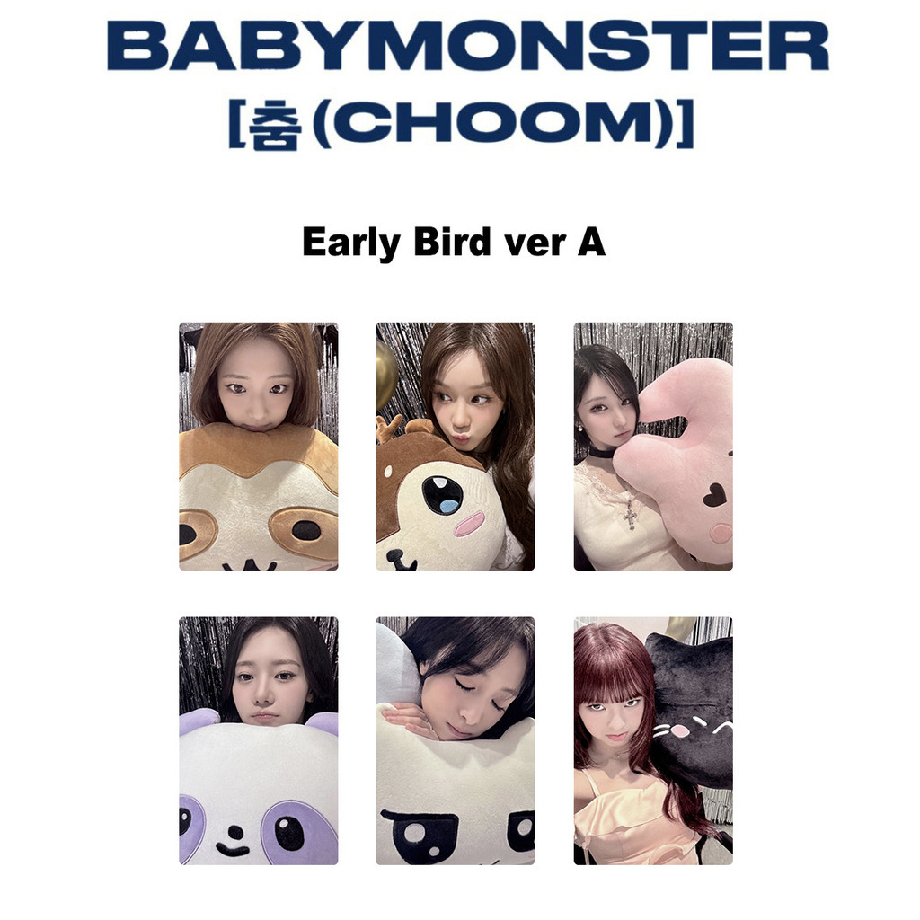 LINXX 6 CÁI CHOOM BABYMONSTER Photocard Kpop Girl Group Idol Photocard Set Bộ sưu tập quạt Hàng hóa Lễ hội Quà tặng Bộ sưu tập Thẻ ảnh