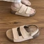 Giày Velcro Birkenstock cho nữ mùa hè đế dày tăng giày sandal đa năng thông thường dành cho nữ mặc