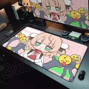 Bài hát phổ biến Shukusei Loli Kami Requiem Shigure Kawaii Girl Shigure Ui MousePad HD Thảm bàn phím chống trượt tốc độ cao su chống vỡ