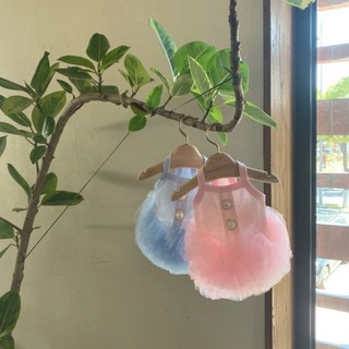 [Hàng cho thú cưng dễ thương] Quần áo mùa hè cho mèo Công chúa Ba lê Váy gạc dễ thương Thú cưng phổ thông 1-7kg