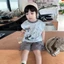 quần áo trẻ em phong cách Hàn Quốc, quần áo mùa hè bé trai, quần áo mùa xuân, áo ghi lê màu xanh