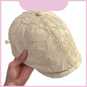 Mũ nồi cổ điển thời trang mùa hè dành cho nữ có thể điều chỉnh vừa vặn và che nắng để đi lại