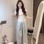 Mùa hè phong cách mới mặn ngọt ngọt ngào phong cách Hàn Quốc ôm dáng hot girl áo ngắn tay đa