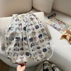 Trẻ Em Mùa Hè Mỏng Quần Âu Hoạt Hình Full In Hình Bé Bloomers Phong Cách Phương Tây Cho Bé Vừa Q