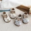 Giày Sandal Bé Gái Bao Đầu Đính Hạt Cườm Pha Lê Giày Mùa Hè Mới Bé Gái Giày Công Chúa Kim Cương