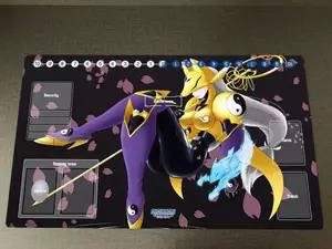 Digimon Duel Playmat CCG DTCG TCG Thảm Sakuyamon Thẻ Giao Dịch Trò Chơi Thảm Anime Trò Chơi Trận Thảm