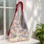 Retro Literary Cedar Printed Handbags, Casual Outings, Commuting, Sundry Storage Bags, Portable