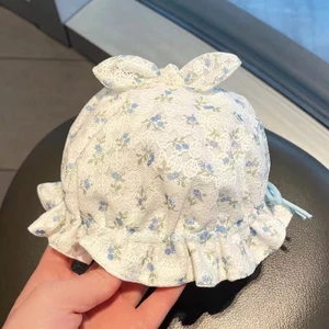 Mũ cho bé mùa hè mỏng cho trẻ sơ sinh công chúa dễ thương có thể điều chỉnh mũ ngư dân mũ chốn