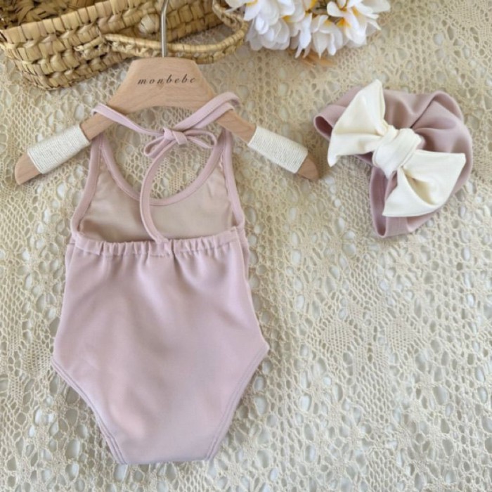 Đồ bơi một mảnh Super Fairy cho bé gái Đồ bơi không thấm nước nơ lớn ngọt ngào