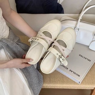 Soft Sole Retro Style Baotou Drag Women's Outer Wear Fashionable Spring And Summer New Wedge
