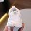 trẻ em xuân thu lưới mới hợp thời trang bố giày bé gái đế mềm nhẹ đế dày ngoài trời chạy bộ thể