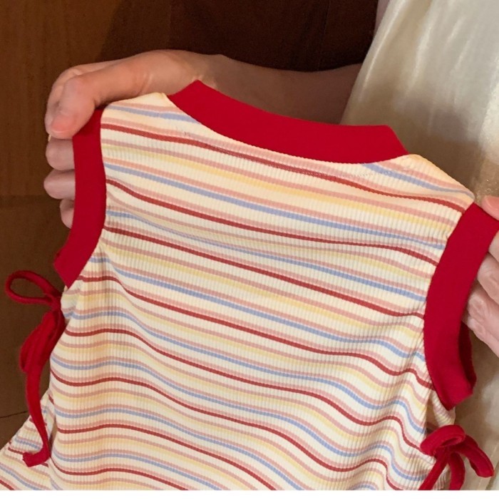 Bé Gái Mẫu Giáo Váy Đầm Mùa Hè Mới Cô Bé Bé Tank Top Váy Thời Trang Váy Dễ Thương