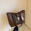 Túi tote cao cấp sức chứa lớn đa năng mới cao cấp cổ điển sinh viên đại học kết cấu giản dị m