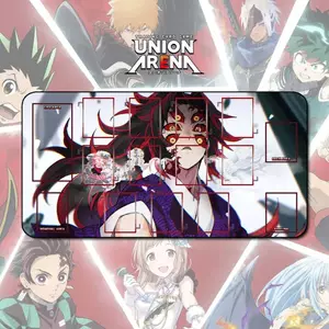 Playmat Demon Slayer Kokushibo - TCG Union Arena Anime Game Magic Game Thảm Mousepad