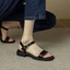 Giày sandal đơn giản dành cho nữ đế bệt chống trượt mùa hè phiên bản Hàn Quốc đa năng thoải mái già