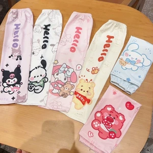 Trẻ Em Kuromi Ice Tay Áo Bé Gái Dễ Thương Mùa Hè Tay Áo Mỏng Bé Băng Lụa Hoạt Hình Tay Áo Thoáng
