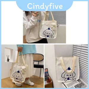 Túi Tote vải thông thường có in và nhiều dây đeo vai cho thanh thiếu niên sử dụng hàng ngày