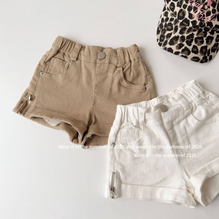 Children's Korean Shorts Summer New Style Baby Fashionable And Versatile Overalls Shorts Girl