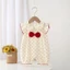Baby Summer Jumpsuit Thin Baby Crawling Suit Cute Polka Dot Newborn Bow Baby