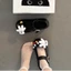 Hoạt Hình Dễ Thương Mickey Croc Giày Nữ Mùa Hè Mới Đế Dày Chống Trơn Trượt Thường Dẹt Mary Jane